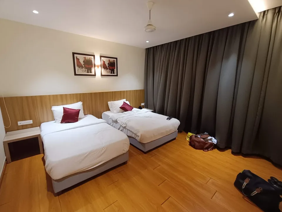 Classic Twin Room at Golden Sands Beach Resort